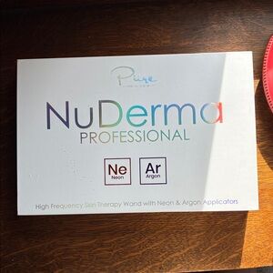 Pure NU Derma White Skin Therapy Wand Set new